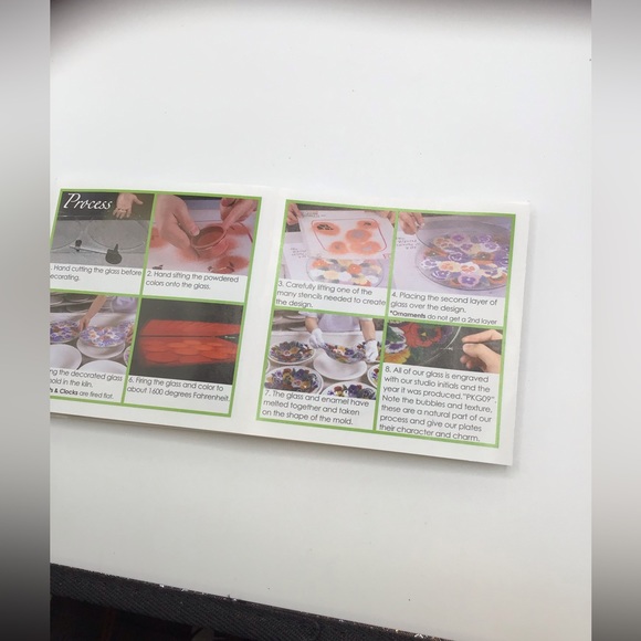 Peggy Karr Glass 10” Round In Halloween Design Serving Platter Handmade - Picture 6 of 7